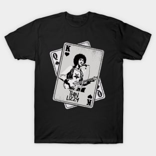 Retro Thin Lizzy Card Style T-Shirt